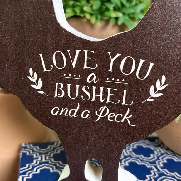 NEW! Modern Country Farmhouse Rustic Wood Farm Rooster Sign - Picture 2 of 5